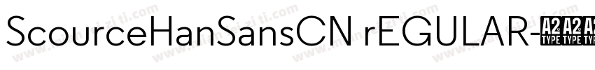 ScourceHanSansCN rEGULAR字体转换